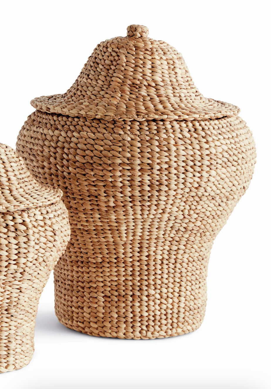 Water Hyacinth Ginger Jar