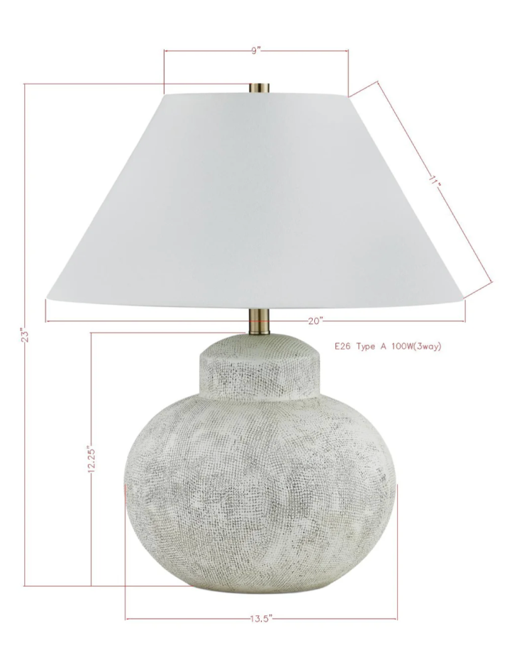 Talouse Tabe Lamp