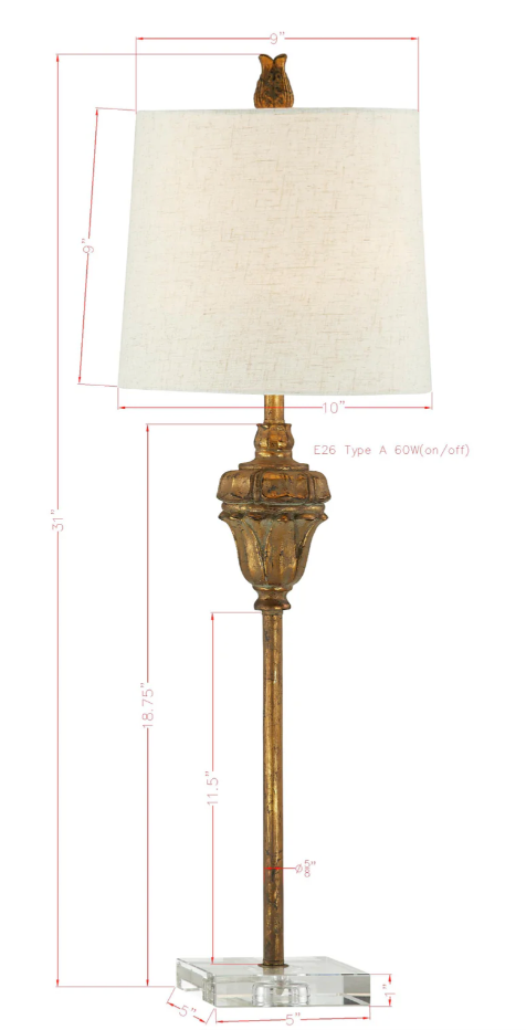 Susan Buffet Lamp