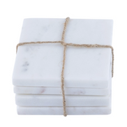 Set of 4 Square Marble Coasters