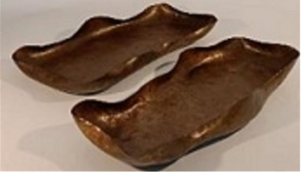 Brown Patina Iron Tray