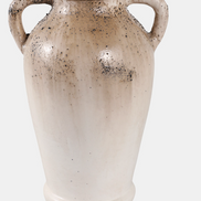 Ivory Textured Terracotta Vase