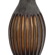 Abigail Grey Glass Vase