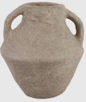 Paper Mache Vase with Handles