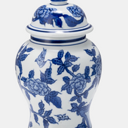 Blue & White Temple Jar