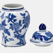 Blue & White Temple Jar