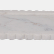 Scalloped Edge Marble Tray
