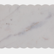 Scalloped Edge Marble Tray