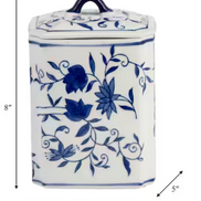 Chinoiserie Box Jar with Lid