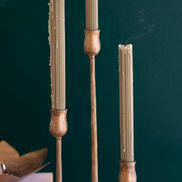 Antique Brass Taper Candleholder