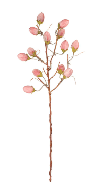 Pink Budding Floral Stem 48"
