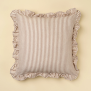 Ruffle Thin Stripe Pillow
