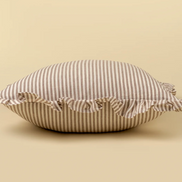 Ruffle Thin Stripe Pillow