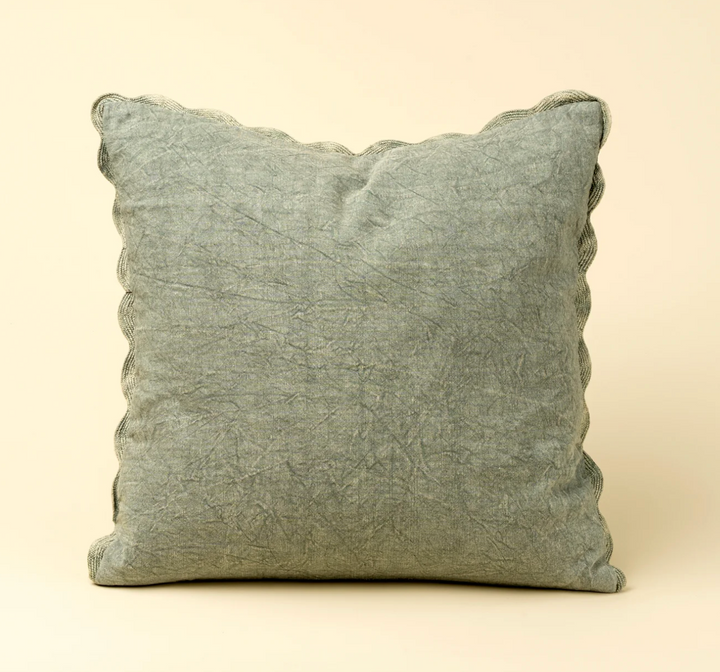 Scalloped Edge Pillow