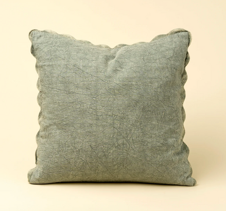 Scalloped Edge Pillow