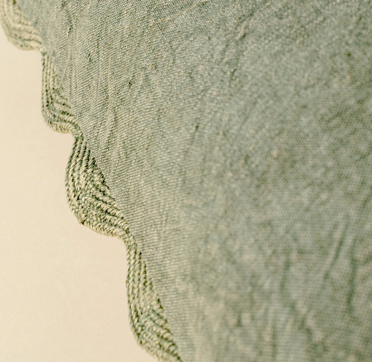 Scalloped Edge Pillow