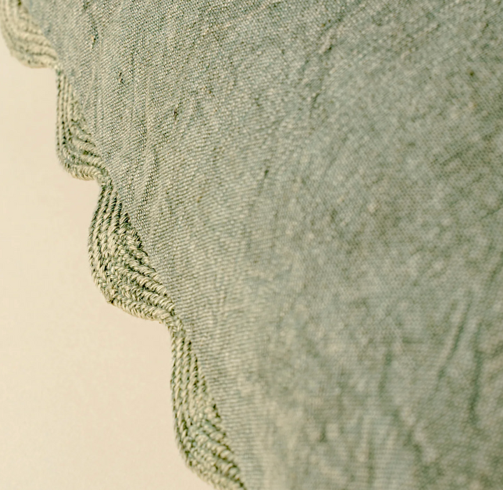 Scalloped Edge Pillow