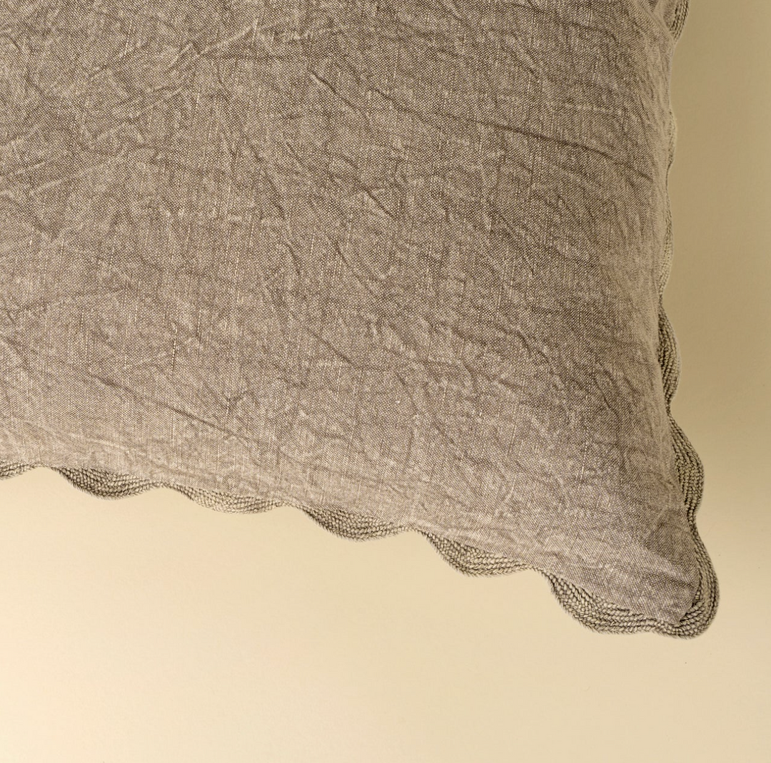 Scalloped Edge Pillow