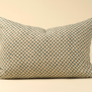 Check Linen Pillow