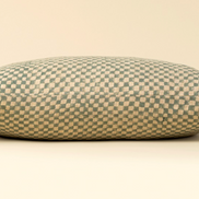 Check Linen Pillow