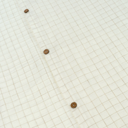 Sybarite Ivory Linen Check Duvet Set