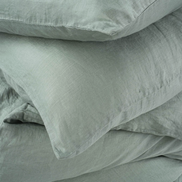 Mist BonGout Linen Duvet Set