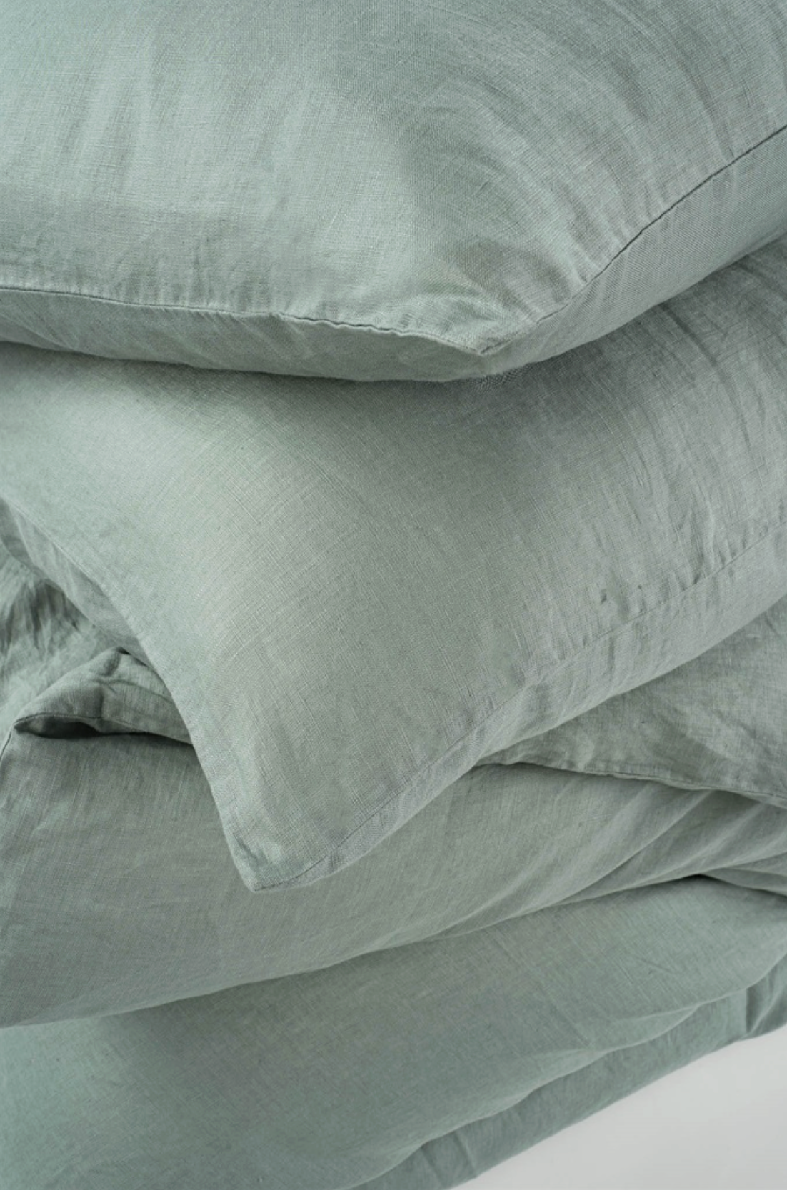 Mist BonGout Linen Duvet Set