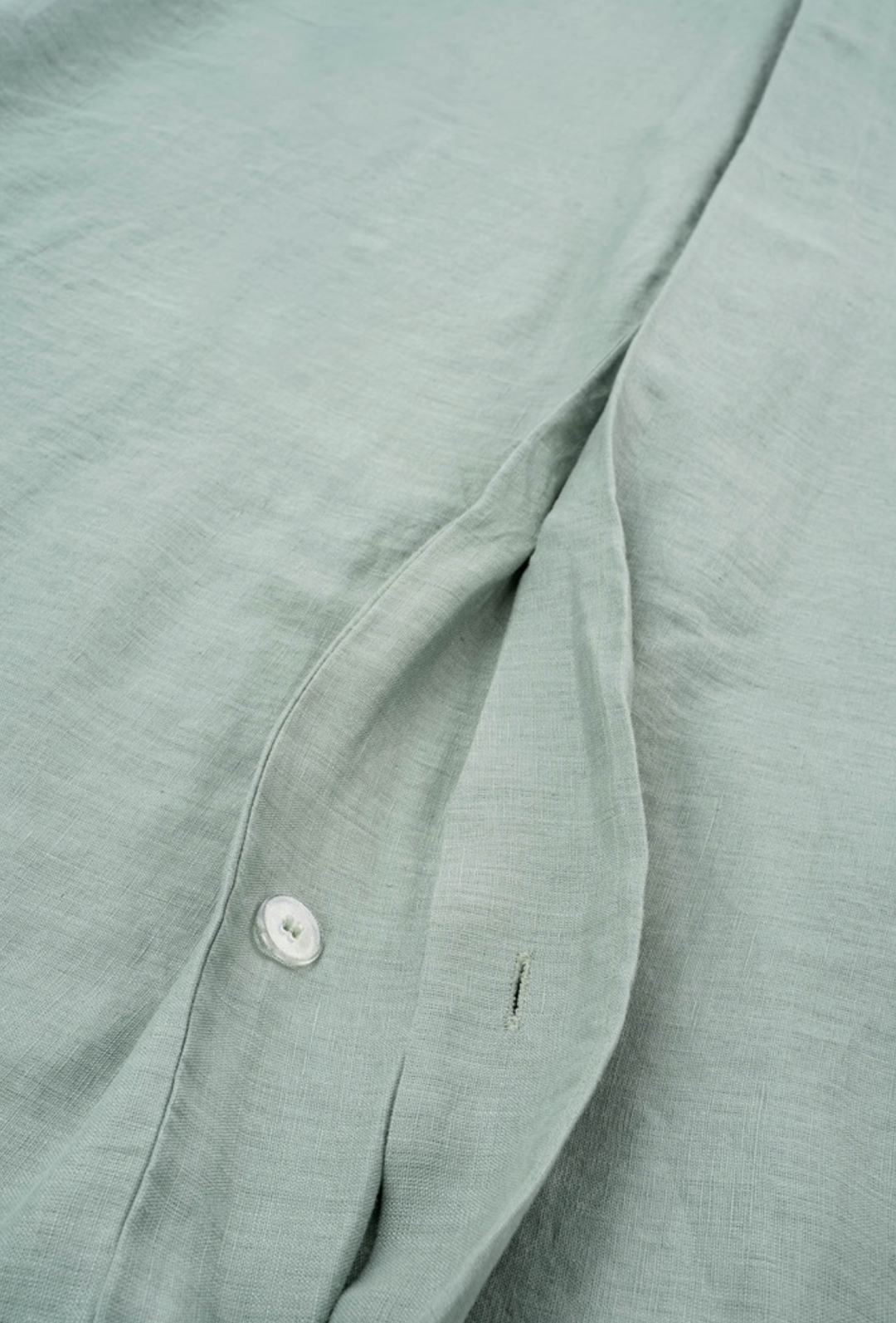 Mist BonGout Linen Duvet Set