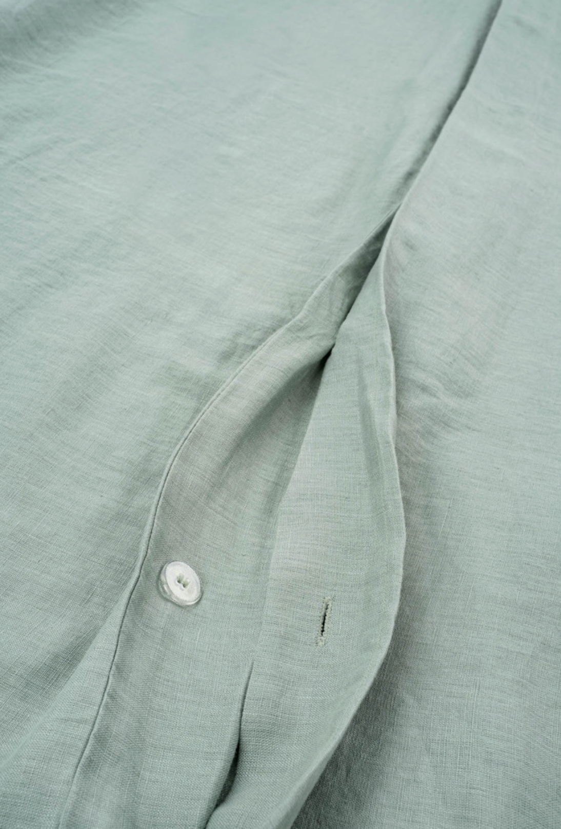 Mist BonGout Linen Duvet Set