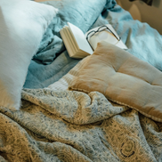 Mist BonGout Linen Duvet Set