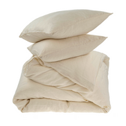 Ivory BonGout Linen Duvet Set