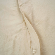 Ivory BonGout Linen Duvet Set