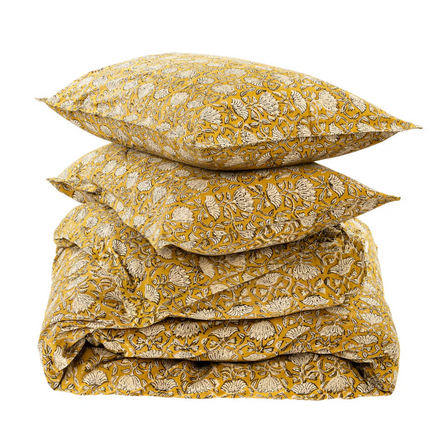 Planche Block Print Duvet Set