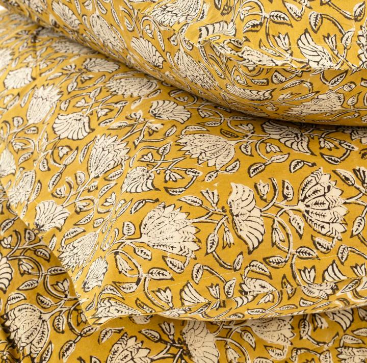 Planche Block Print Duvet Set