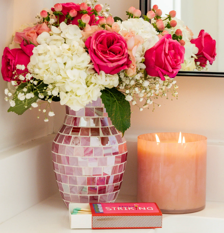 Sweet Grace Pink Candle