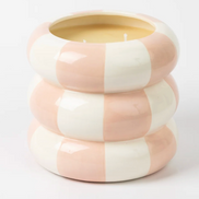 Sweet Grace Pink Checkered Candle