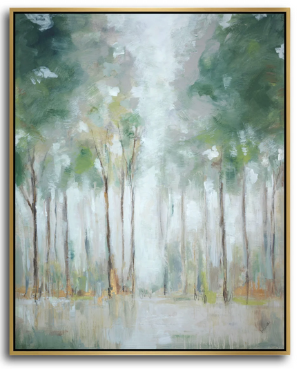 Oak Grove in Gold Frame