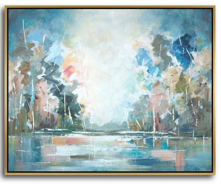 Beyond the Sea in Gold Frame