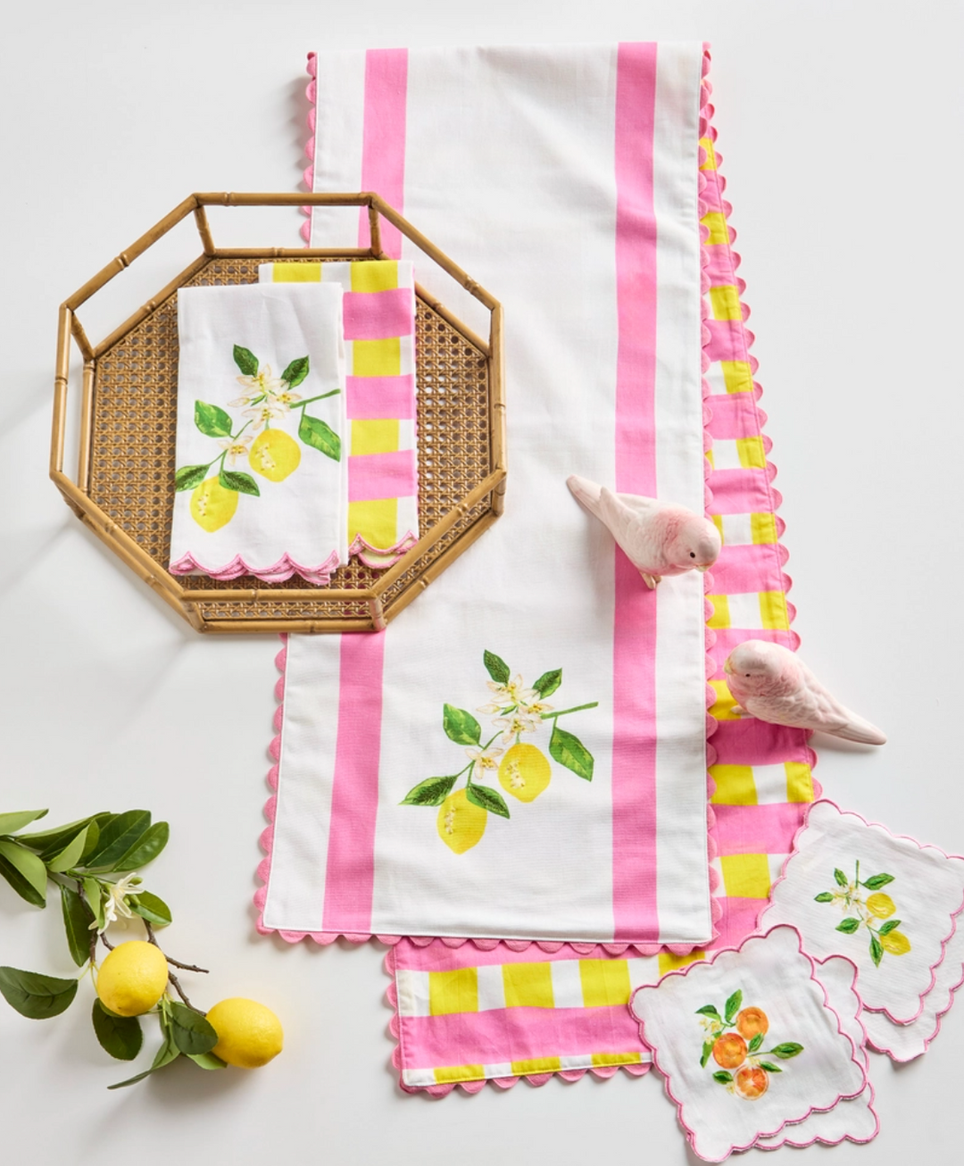 72" Citrus Weave Reversible Table Runner