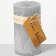 Dove Timber Pillar Candle