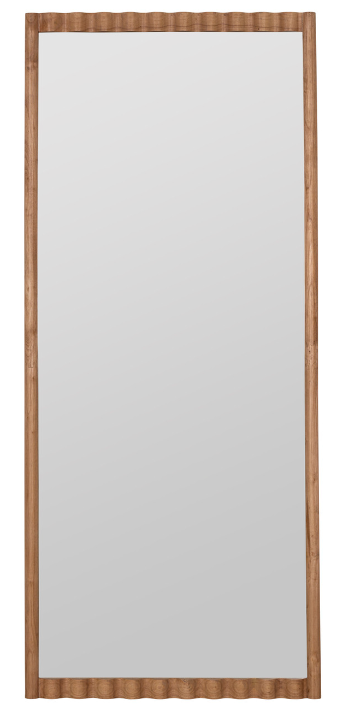 Ribbed Floor Mirror