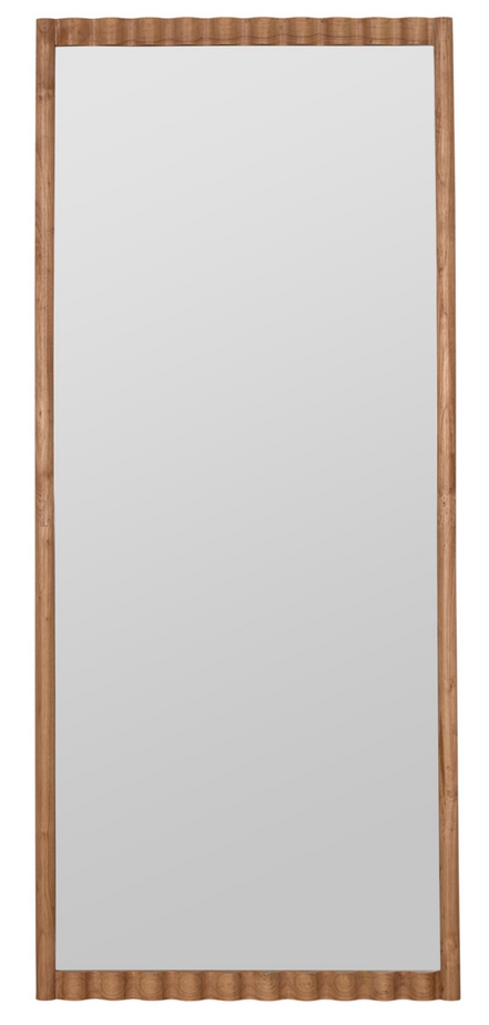 Ribbed Floor Mirror