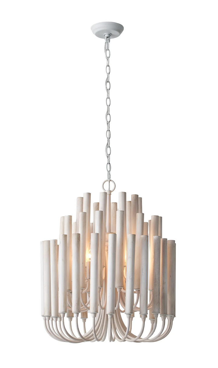 Borealis 5 Light Wooden Chandelier