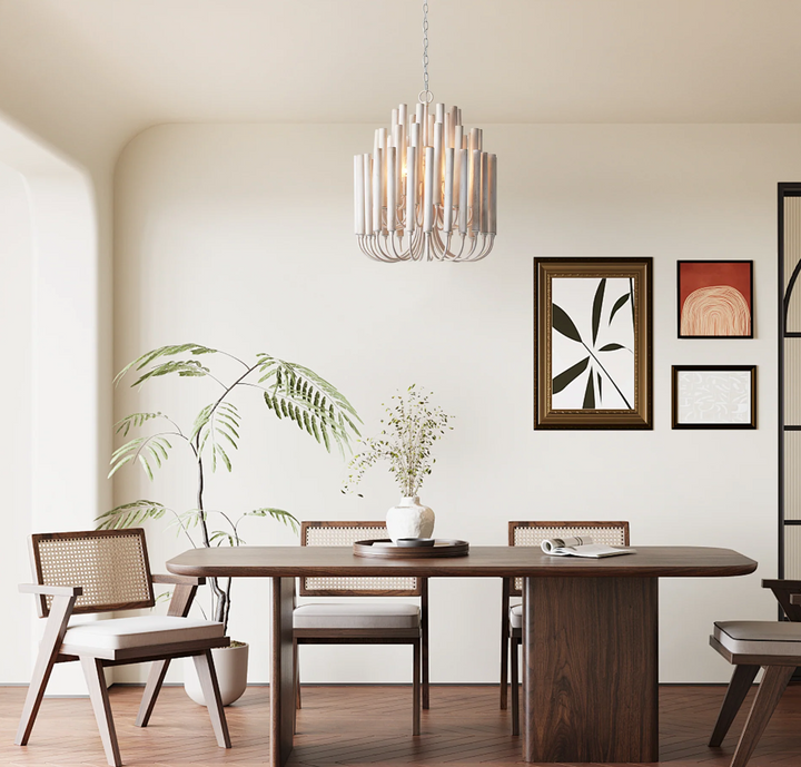 Borealis 5 Light Wooden Chandelier