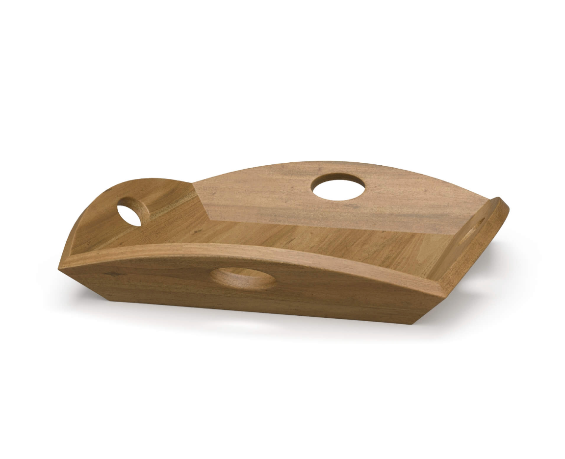 Homestead 4 Handle Serving Tray