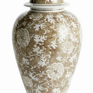 Sheng Lotus Lidded Ginger Jar