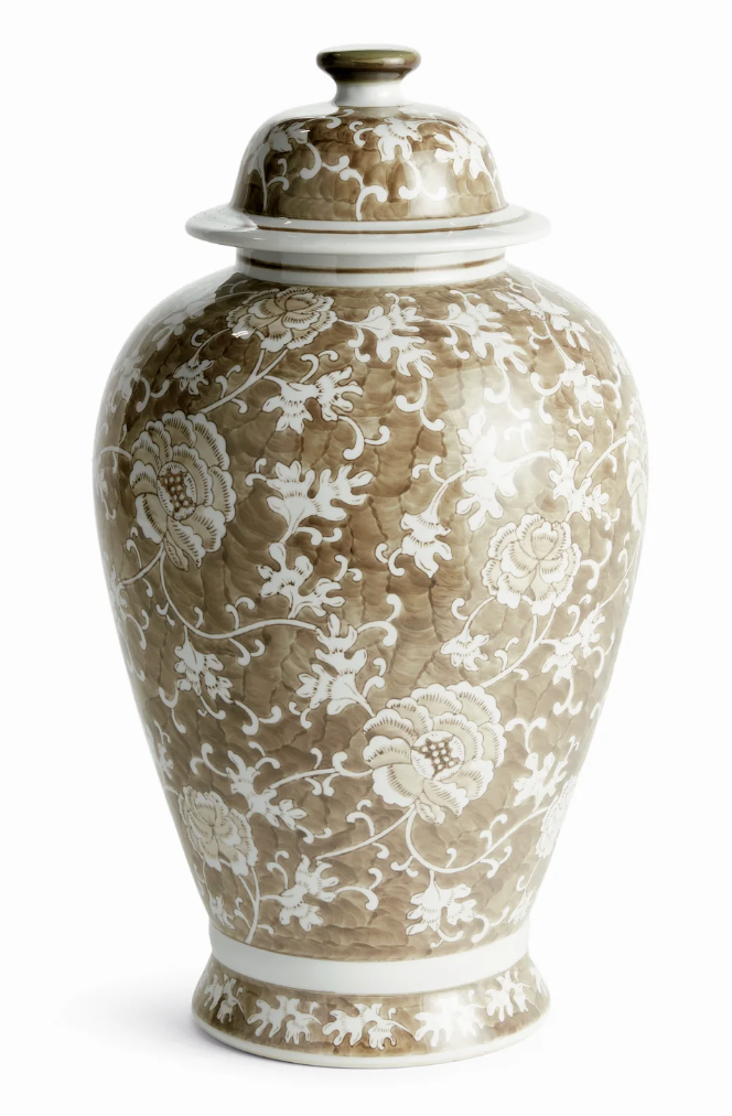Sheng Lotus Lidded Ginger Jar