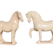 Porcelain Tang Horse Pair