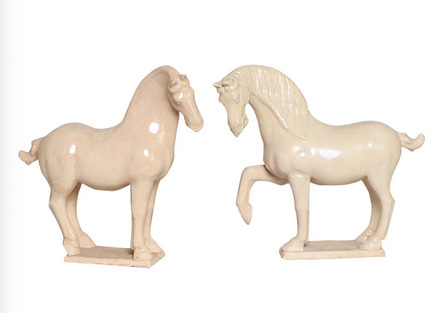 Porcelain Tang Horse Pair