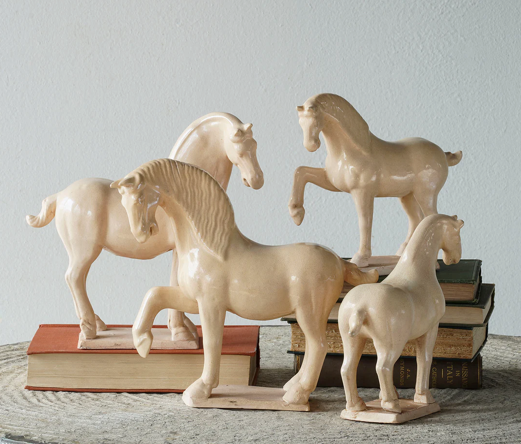Porcelain Tang Horse Pair